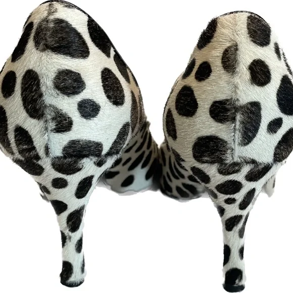 Prada Stiletto Pumps Animal Print Pony Hair. - Picture 3 of 6